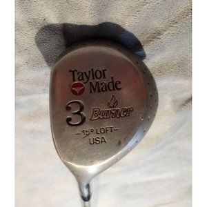 Taylor Made 3 Wood Burner 15 Loft USA Flex-Twist‎ Graphite Left-Handed Club